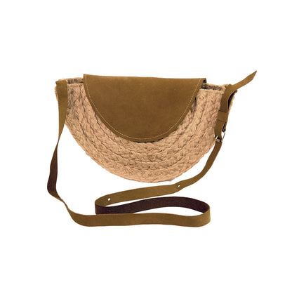 sac à main en raphia cuir