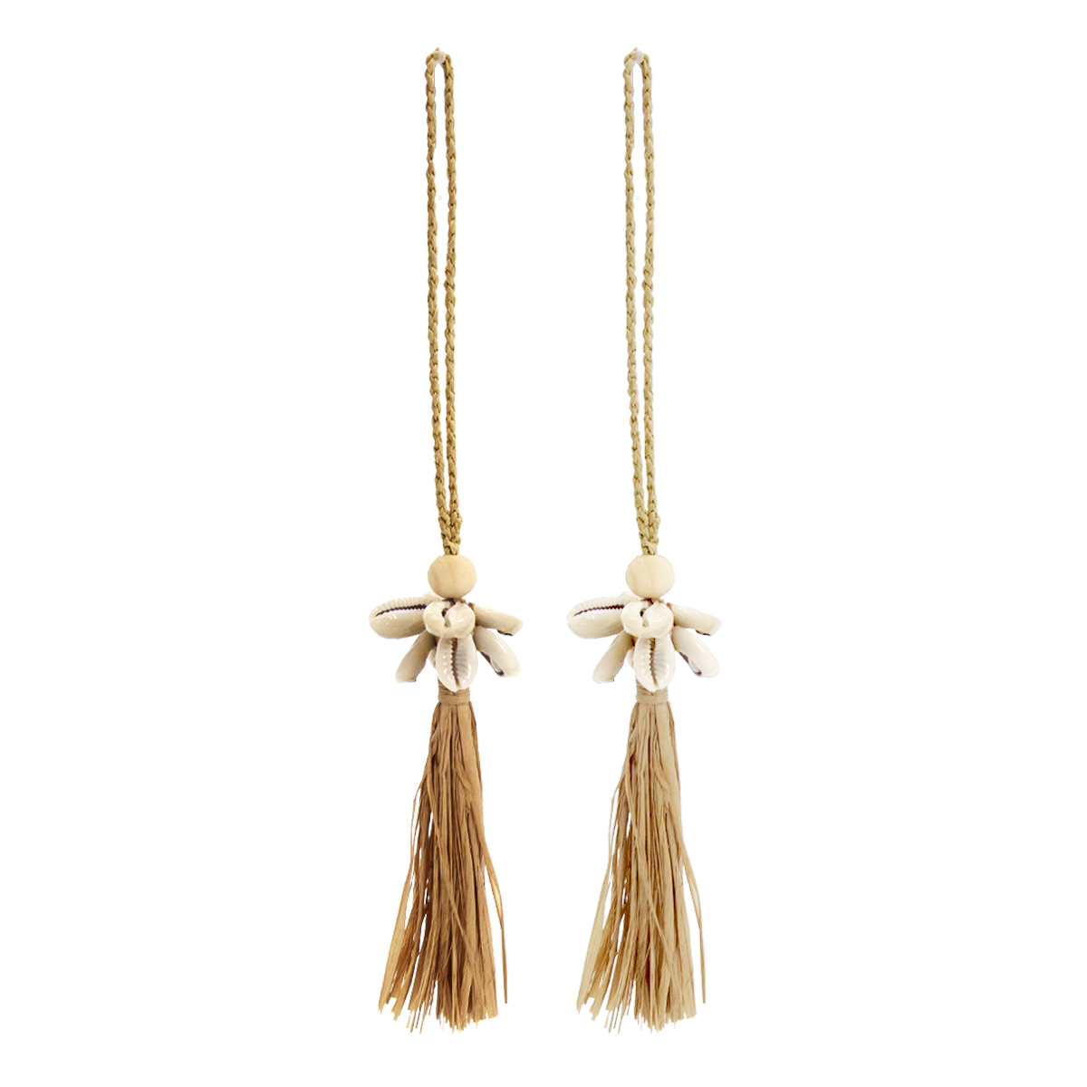 ALT bijou de sac coquillage et raphia chic 