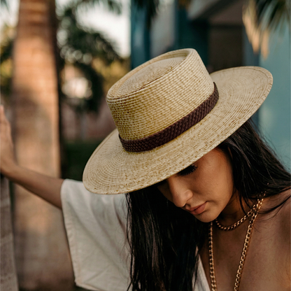 ALT chapeau femme chic en paille pour plage