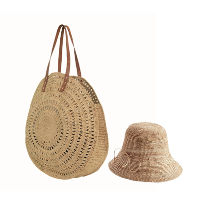 alt sac et chapeau en raphia black friday