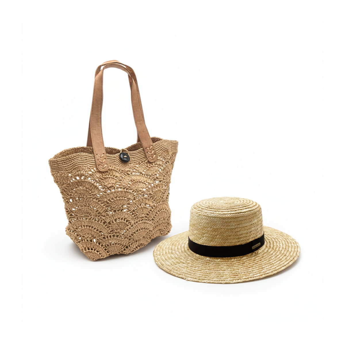 ALT sac e raphia et chapeau de paille pour offre de Noël