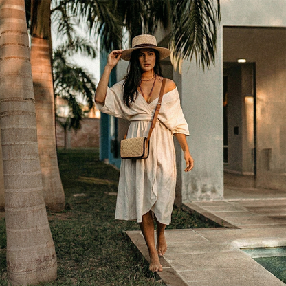 ALT sac à main en raphia noir chic