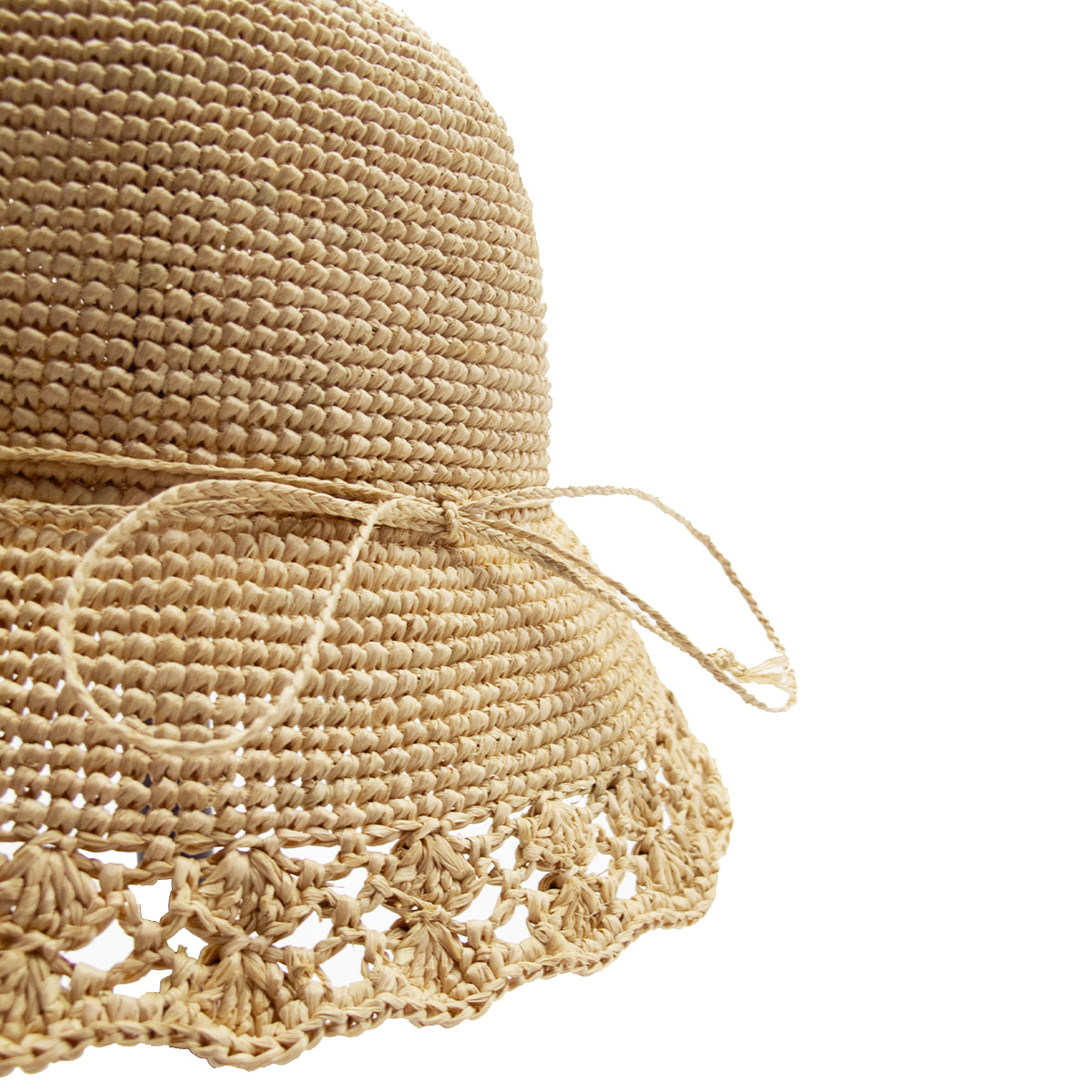 alt chapeau de paille en raphia crochet