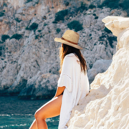 alt chapeau de paille en raphia style panama femme tendnace
