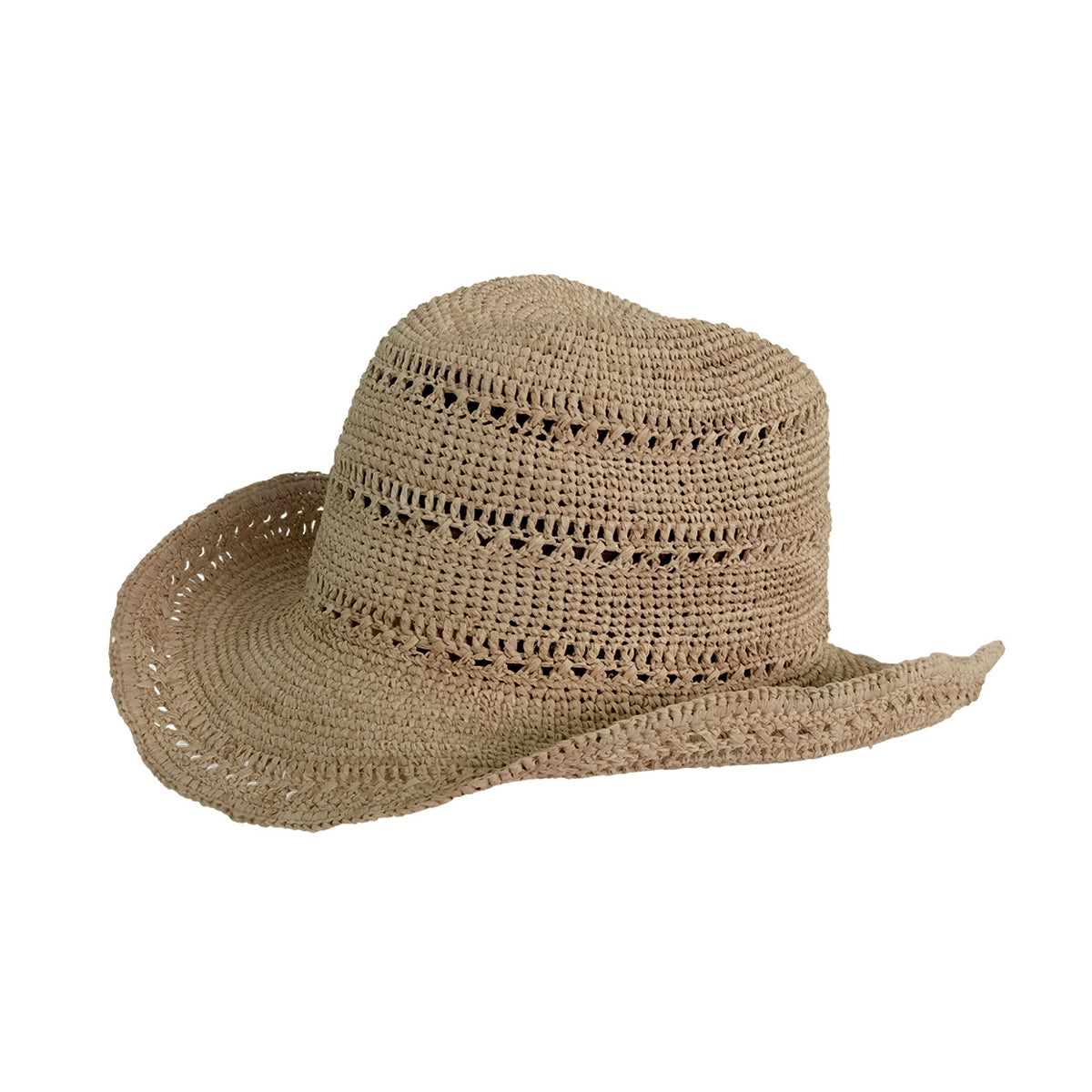 alt chapeau pour femme style cowboy raphia et paille