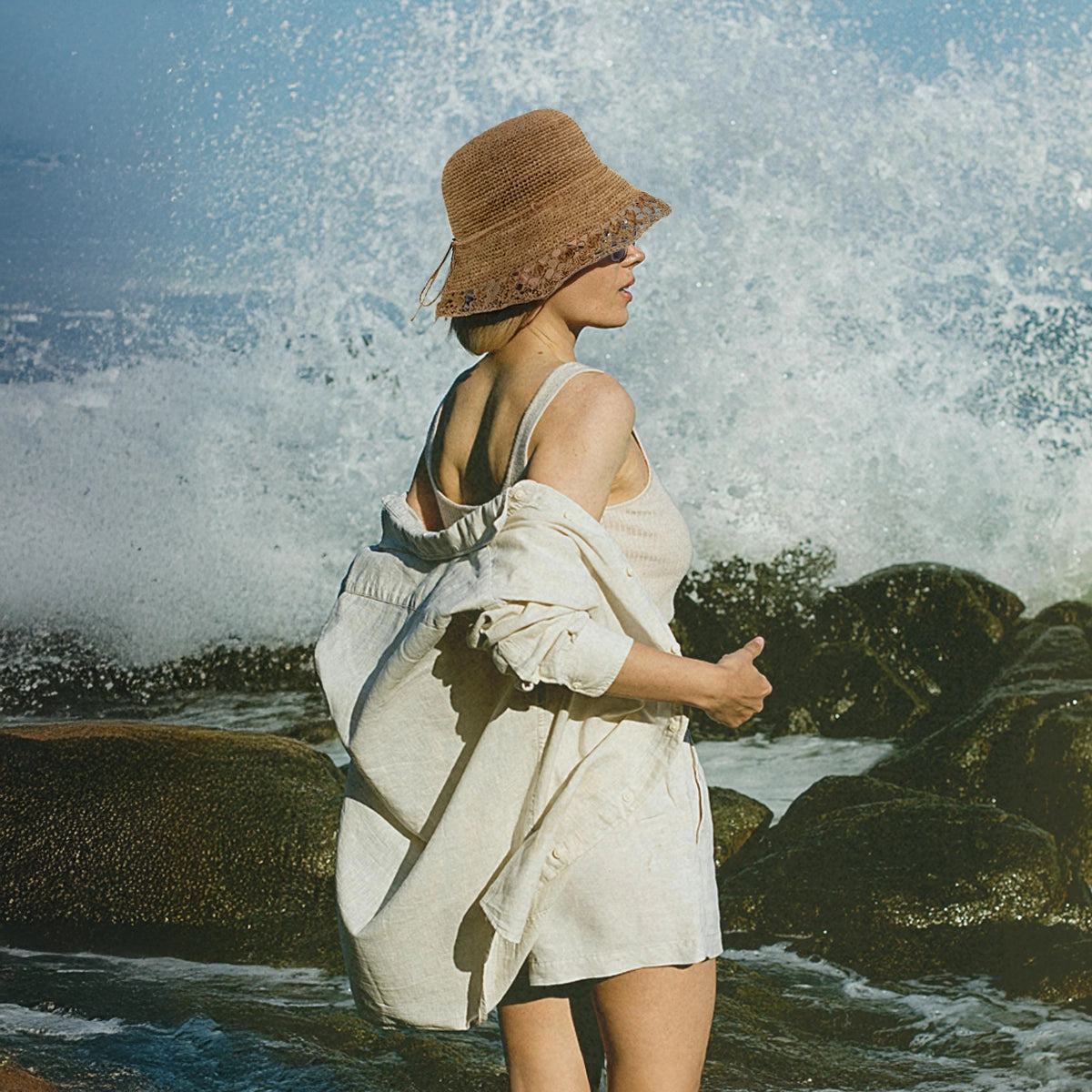 alt chapeau femme cloche tendance paille raphia