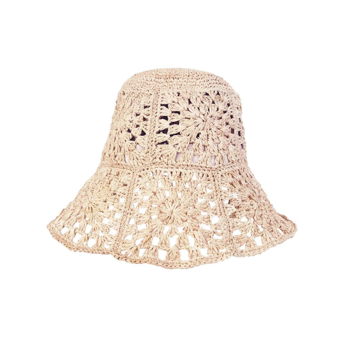 alt chapeau dentelle en raphia pour femme