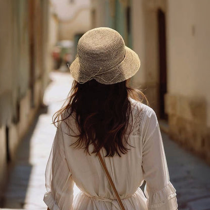 alt chapeau femme paille de raphia