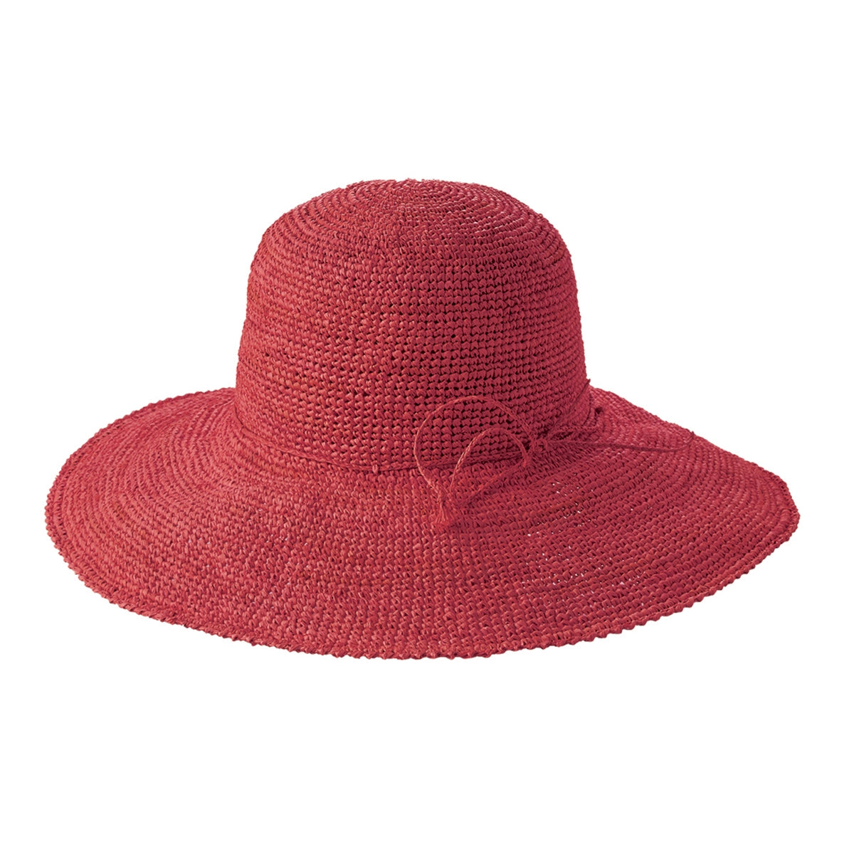 alt chapeau tendance femme paille raphia rouge