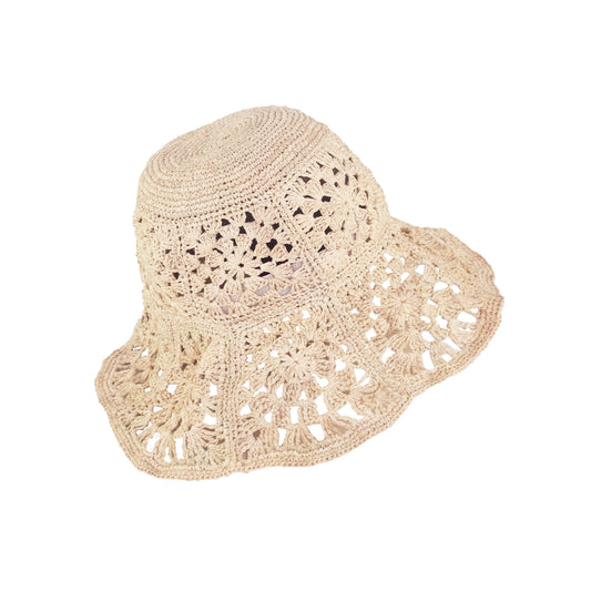 alt chapeau de raphia pour femme en cloche