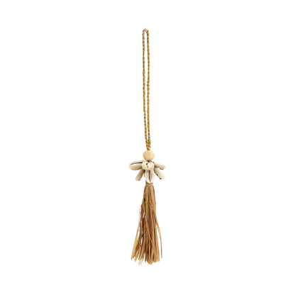 ALT bijou de sac en coquillage et raphia