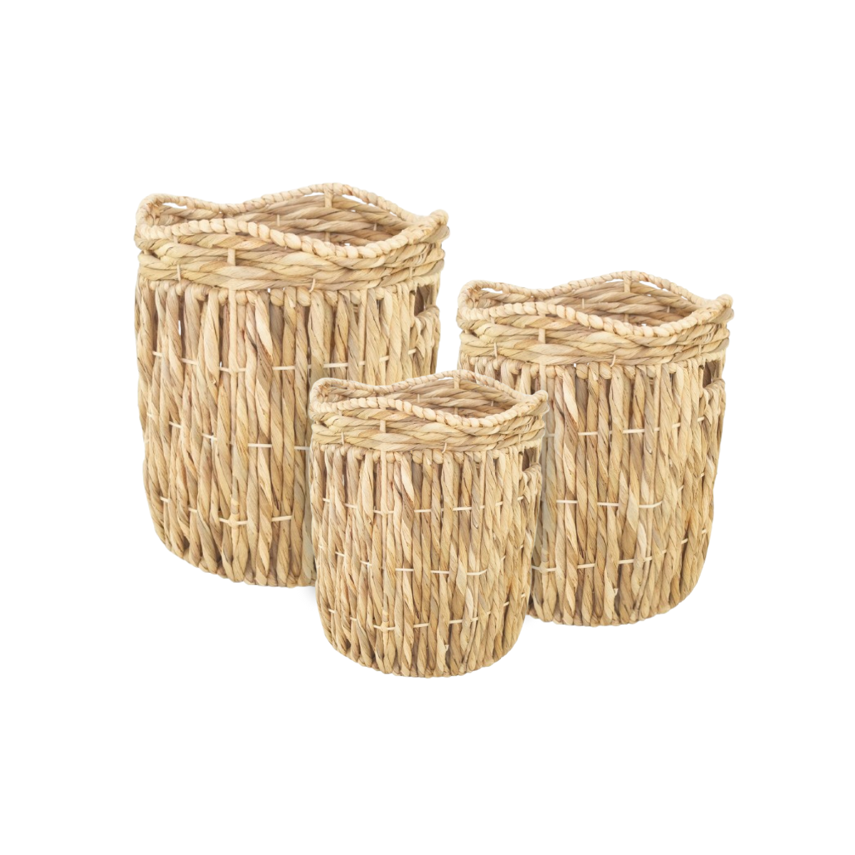 alt corbeille décorative bohème et naturelle pour rangement