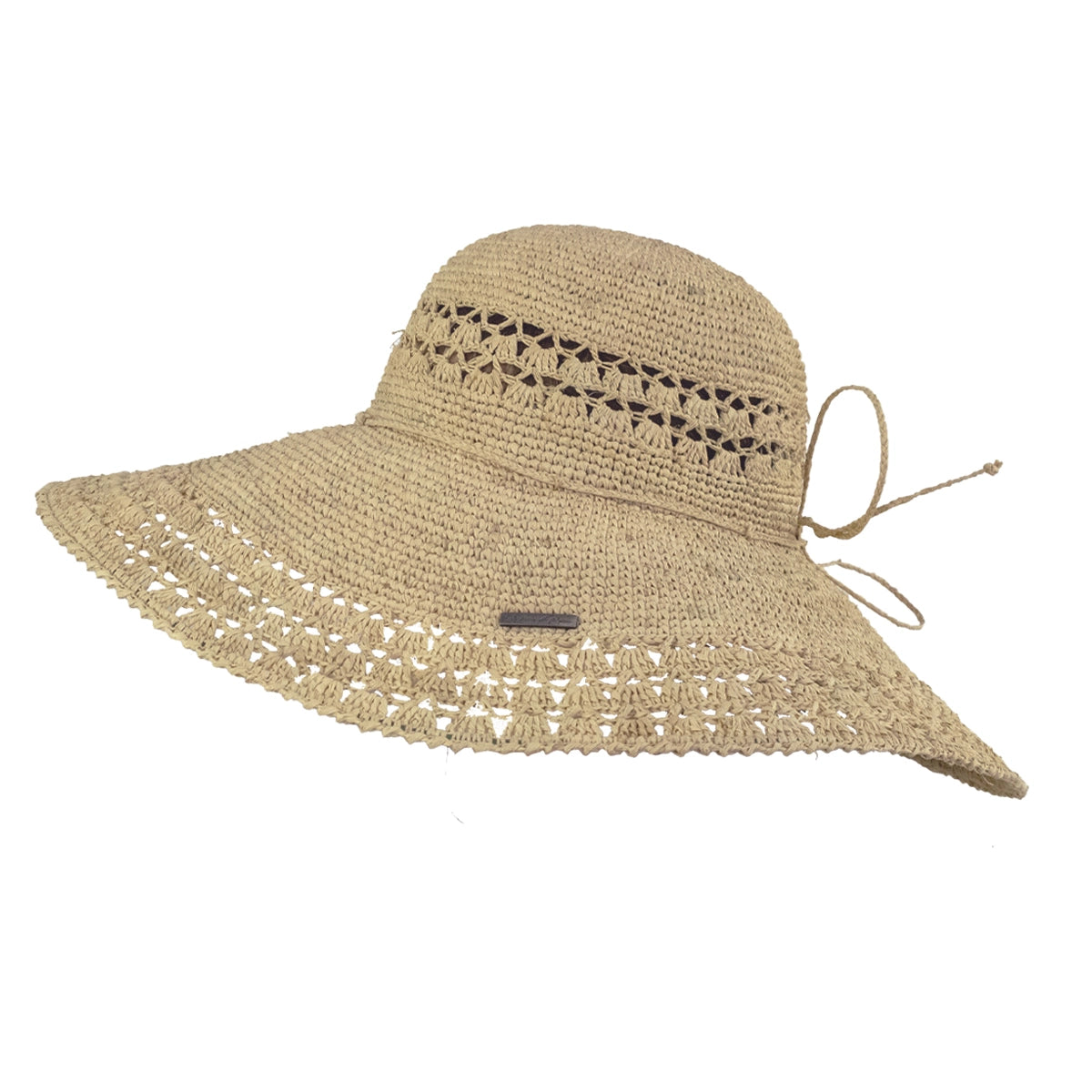alt grand chapeau en raphia pour femme style capeline