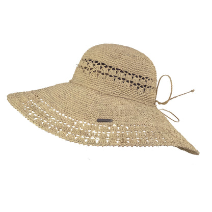 alt grand chapeau en raphia pour femme style capeline