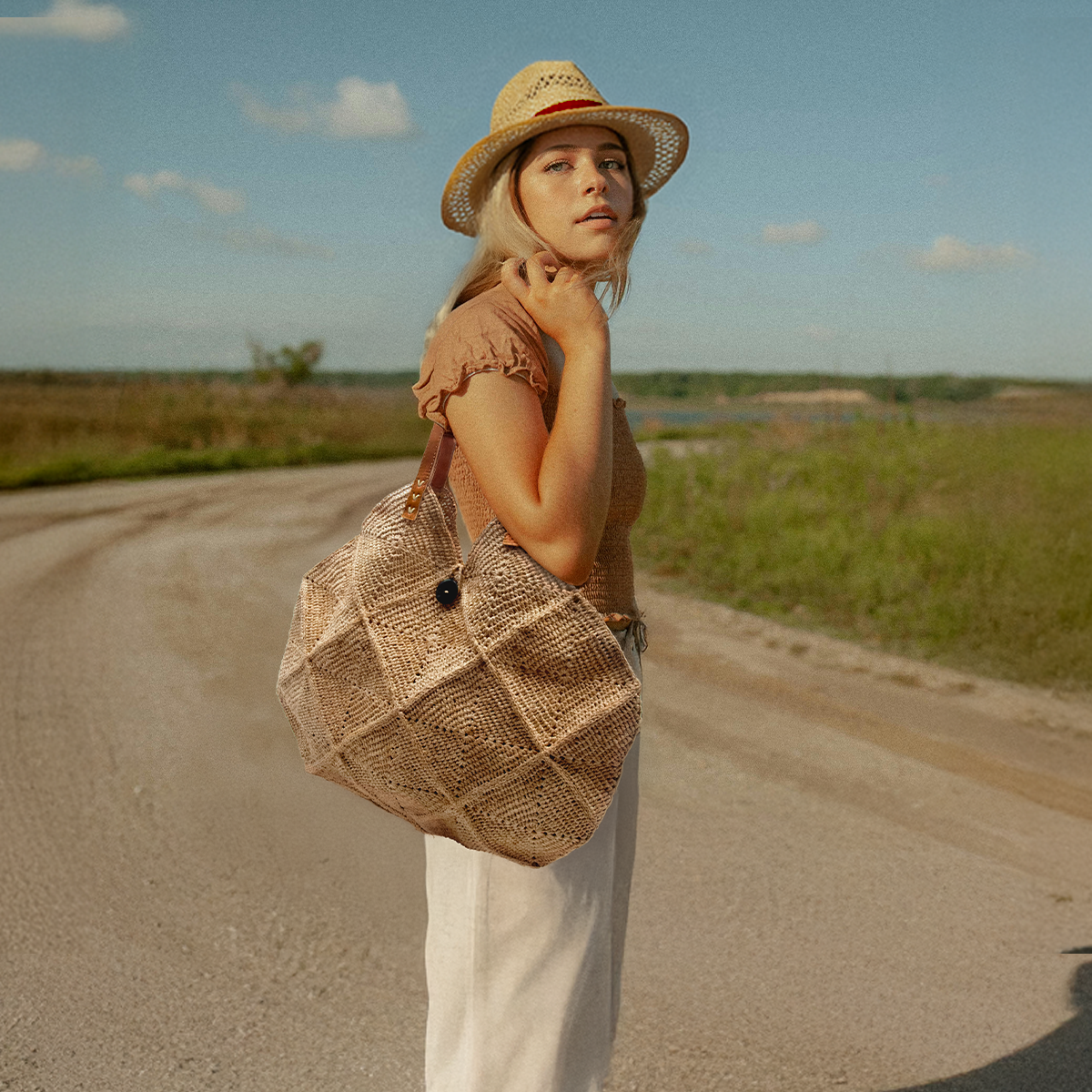 alt grand sac cabas en raphia pour femme tendance