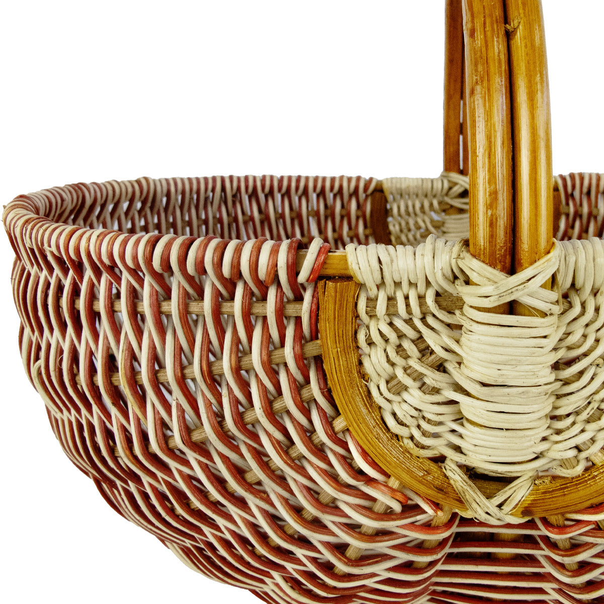 ALT panier en rotin rose pour légume