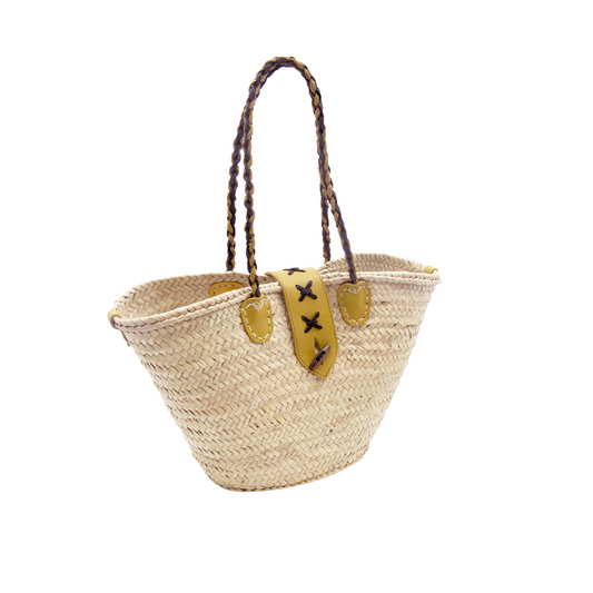 alt panier jaune couffin marocain