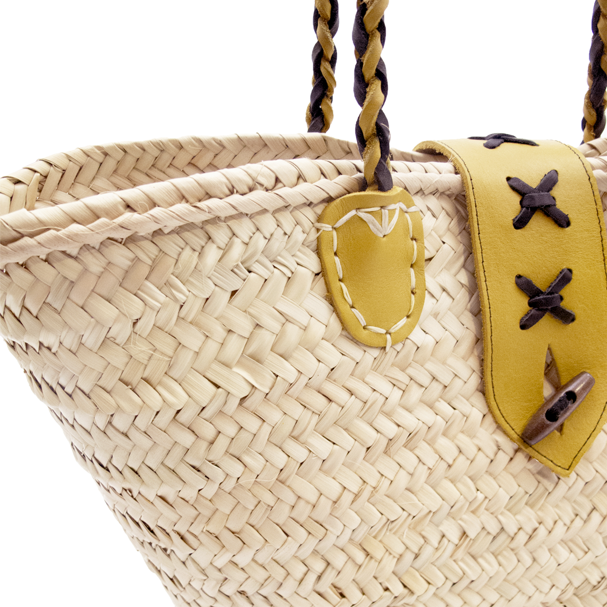 alt panier jaune couffin marocain