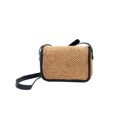 ALT pochette raphia noir été