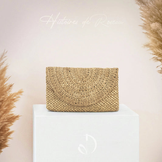 alt pochette en raphia pour soirée femme