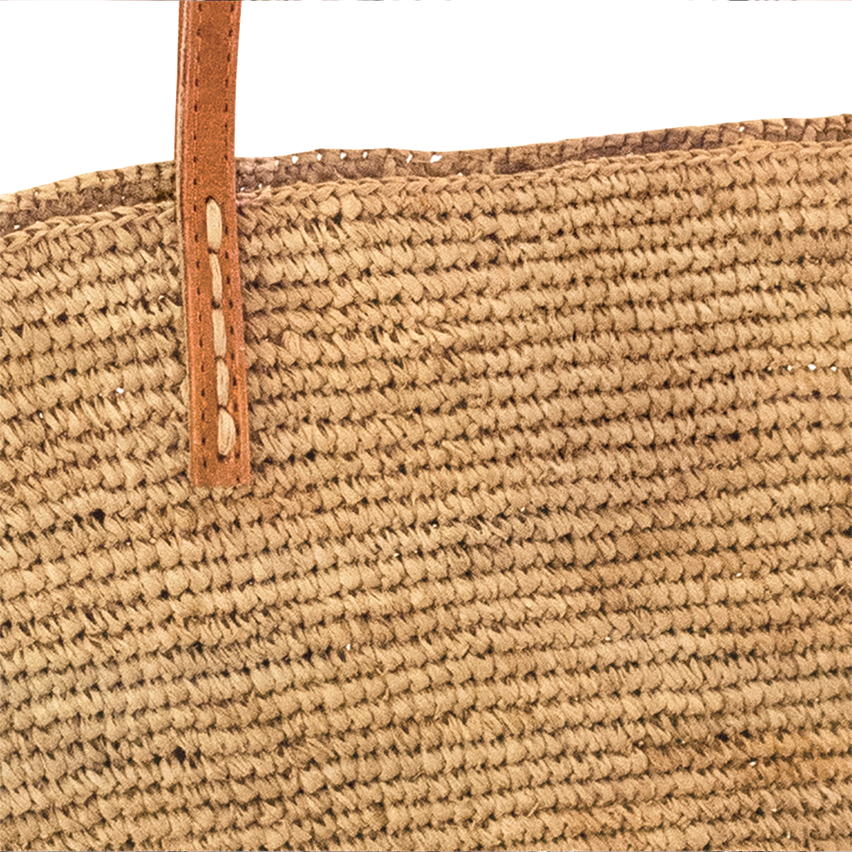 ALT sac cabas en raphia et cuir pour femme chic