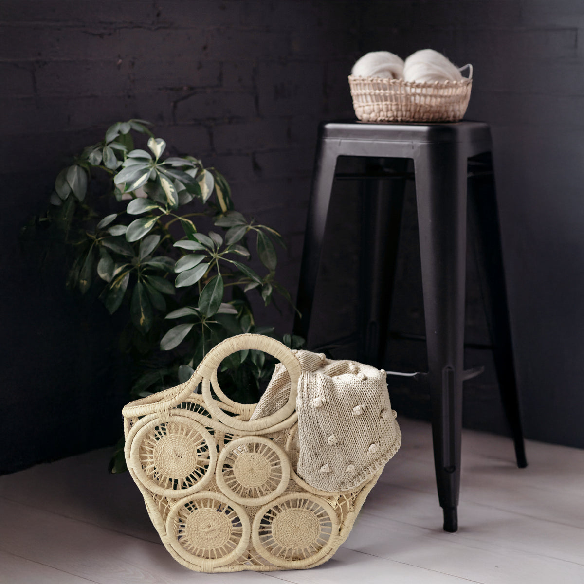 Sac de plage pour femme raphia