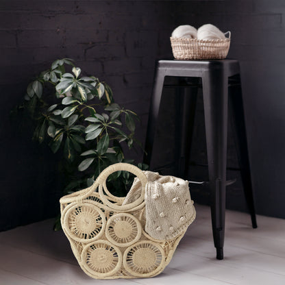 Sac de plage pour femme raphia