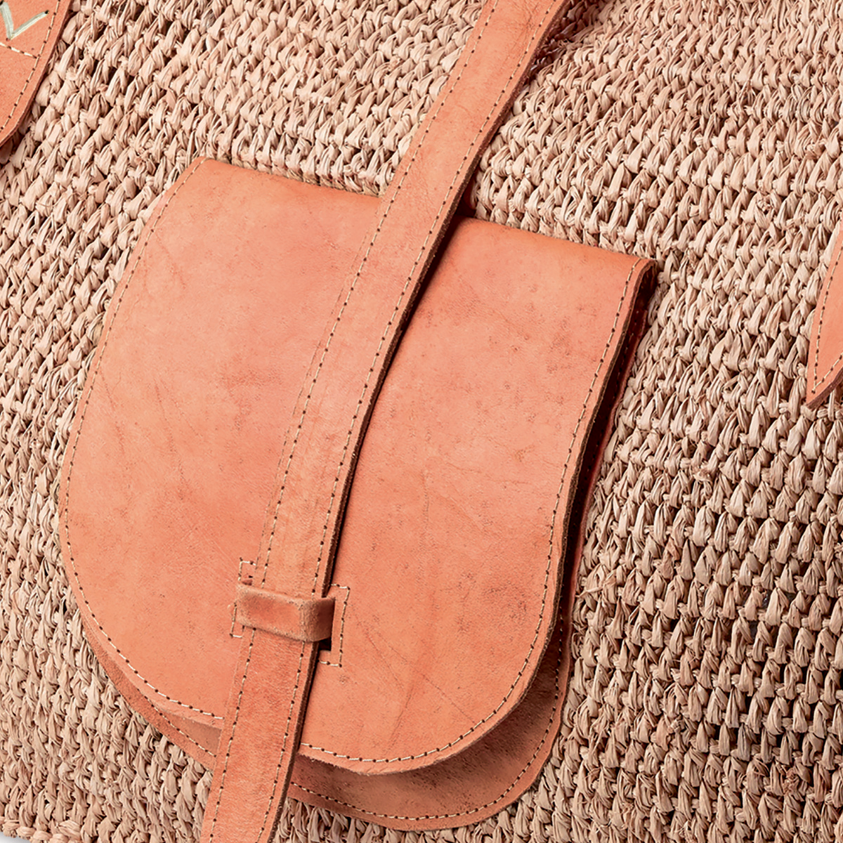 Raffia beach bag – Histoires de roseau