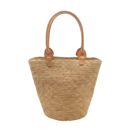 ALT sac cabas en raphia et crochet pour femme chic
