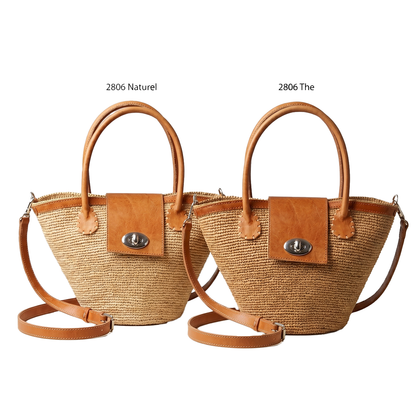 ALT sac chic fait main en raphia qualité supérieur