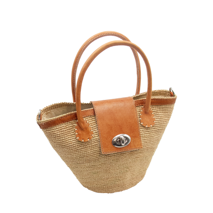 ALT sac chic raphia femme cuir supérieur
