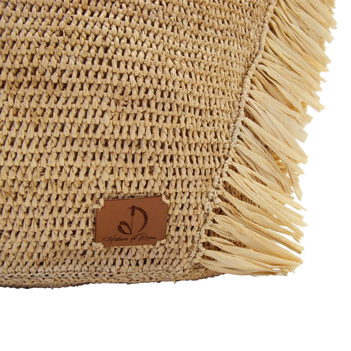 ALT sac en raphia avec frange