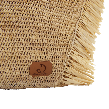 ALT sac en raphia avec frange
