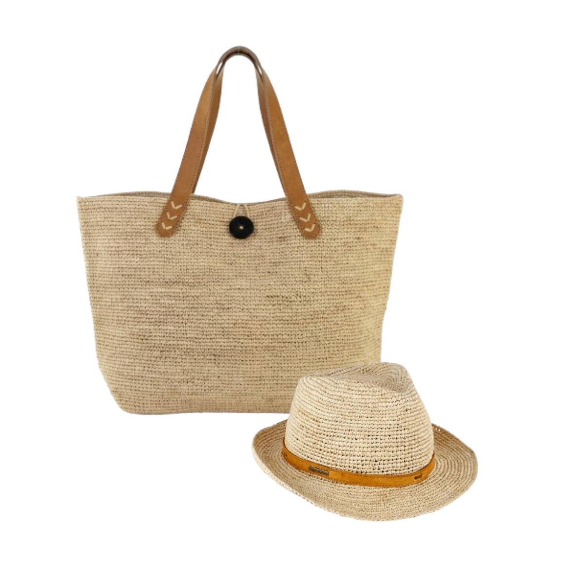 alt offre de noël sac et borsalino en raphia -50%