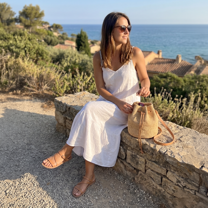 ALT sac sceau raphia bobo chic femme